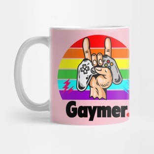 Gaymer the pride month computer gamer Mug